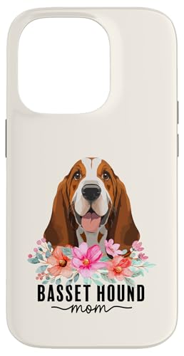 Basset Hound with Flowers Dog Mom Cute Pet Owner Lover Hülle für iPhone 14 Pro Basset Hound with Flowers Dog Mom Cute Pet Owner Lover Hülle für iPhone 14 Pro von Floral Paws & Breeds Decor