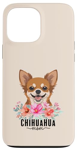 Chihuahua with Flowers Dog Mom Cute Pet Owner Lover Hülle für iPhone 13 Pro Max Chihuahua with Flowers Dog Mom Cute Pet Owner Lover Hülle für iPhone 13 Pro Max von Floral Paws & Breeds Decor