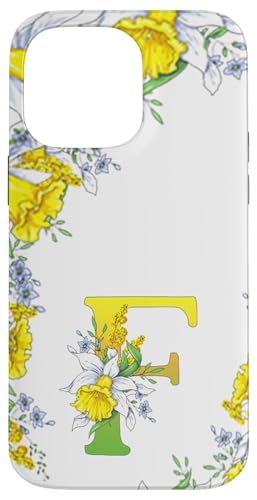 Daffodil Flower Monogramm Boho Bloom Buchstabe F Art Initial Hülle für iPhone 14 Pro Max Daffodil Flower Monogramm Boho Bloom Buchstabe F Art Initial Hülle für iPhone 14 Pro Max von Floral Yellow Art Personalized Garden Fun