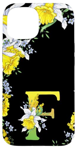 Daffodil Flower Monogramm Boho Bloom Buchstabe F Art Initial Hülle für iPhone 15 Daffodil Flower Monogramm Boho Bloom Buchstabe F Art Initial Hülle für iPhone 15 von Floral Yellow Art Personalized Garden Fun