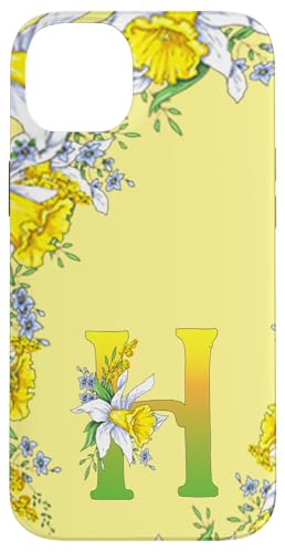 Daffodil Flower Monogramm Boho Bloom Buchstabe H Art Initial Hülle für iPhone 14 Plus Daffodil Flower Monogramm Boho Bloom Buchstabe H Art Initial Hülle für iPhone 14 Plus von Floral Yellow Art Personalized Garden Fun
