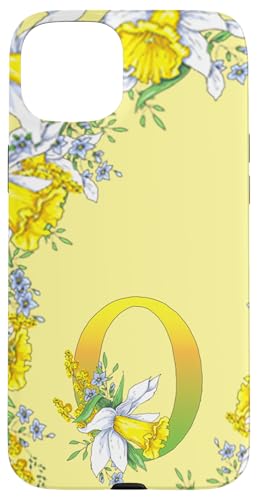 Daffodil Flower Monogramm Boho Bloom Buchstabe O Art Initial Hülle für iPhone 15 Plus Daffodil Flower Monogramm Boho Bloom Buchstabe O Art Initial Hülle für iPhone 15 Plus von Floral Yellow Art Personalized Garden Fun