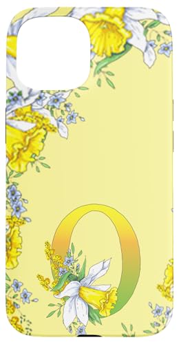 Daffodil Flower Monogramm Boho Bloom Buchstabe O Art Initial Hülle für iPhone 15 Daffodil Flower Monogramm Boho Bloom Buchstabe O Art Initial Hülle für iPhone 15 von Floral Yellow Art Personalized Garden Fun