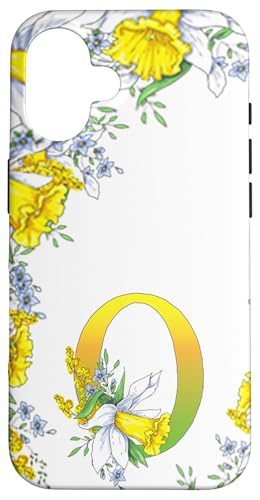 Daffodil Flower Monogramm Boho Bloom Buchstabe O Art Initial Hülle für iPhone 16 Daffodil Flower Monogramm Boho Bloom Buchstabe O Art Initial Hülle für iPhone 16 von Floral Yellow Art Personalized Garden Fun