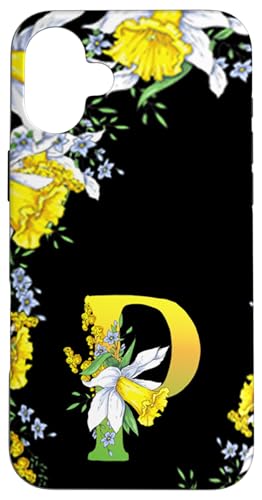 Daffodil Flower Monogramm Boho Bloom Buchstabe P Art Initial Hülle für iPhone 16 Plus Daffodil Flower Monogramm Boho Bloom Buchstabe P Art Initial Hülle für iPhone 16 Plus von Floral Yellow Art Personalized Garden Fun
