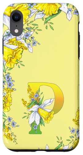 Daffodil Flower Monogramm Boho Bloom Buchstabe P Art Initial Hülle für iPhone XR Daffodil Flower Monogramm Boho Bloom Buchstabe P Art Initial Hülle für iPhone XR von Floral Yellow Art Personalized Garden Fun