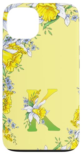 Daffodil Flower Monogramm Boho Bloom Letter K Art Initial Hülle für iPhone 13 Daffodil Flower Monogramm Boho Bloom Letter K Art Initial Hülle für iPhone 13 von Floral Yellow Art Personalized Garden Fun