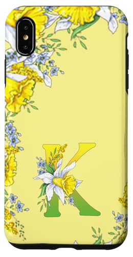 Daffodil Flower Monogramm Boho Bloom Letter K Art Initial Hülle für iPhone XS Max Daffodil Flower Monogramm Boho Bloom Letter K Art Initial Hülle für iPhone XS Max von Floral Yellow Art Personalized Garden Fun