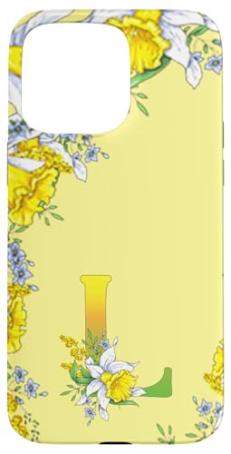 Daffodil Flower Monogramm Boho Bloom Letter L Art Initial Hülle für iPhone 15 Pro Max Daffodil Flower Monogramm Boho Bloom Letter L Art Initial Hülle für iPhone 15 Pro Max von Floral Yellow Art Personalized Garden Fun