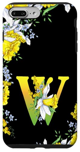 Daffodil Flower Monogramm Boho Bloom Letter W Art Initial Hülle für iPhone 7 Plus/8 Plus Daffodil Flower Monogramm Boho Bloom Letter W Art Initial Hülle für iPhone 7 Plus/8 Plus von Floral Yellow Art Personalized Garden Fun