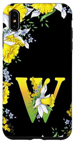 Daffodil Flower Monogramm Boho Bloom Letter W Art Initial Hülle für iPhone XS Max Daffodil Flower Monogramm Boho Bloom Letter W Art Initial Hülle für iPhone XS Max von Floral Yellow Art Personalized Garden Fun