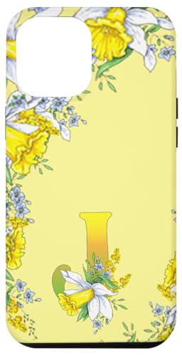Narzissen-Monogramm Boho-Blüte-Buchstabe J Art Initial Hülle für iPhone 12 Pro Max Narzissen-Monogramm Boho-Blüte-Buchstabe J Art Initial Hülle für iPhone 12 Pro Max von Floral Yellow Art Personalized Garden Fun