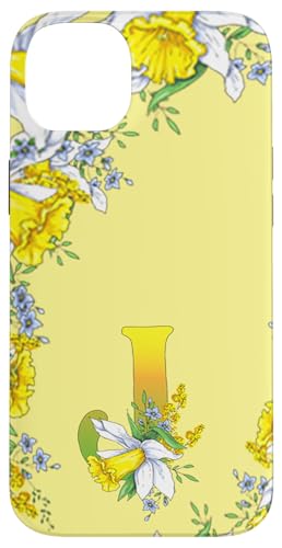 Narzissen-Monogramm Boho-Blüte-Buchstabe J Art Initial Hülle für iPhone 14 Plus Narzissen-Monogramm Boho-Blüte-Buchstabe J Art Initial Hülle für iPhone 14 Plus von Floral Yellow Art Personalized Garden Fun