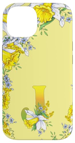 Narzissen-Monogramm Boho-Blüte-Buchstabe J Art Initial Hülle für iPhone 14 Narzissen-Monogramm Boho-Blüte-Buchstabe J Art Initial Hülle für iPhone 14 von Floral Yellow Art Personalized Garden Fun