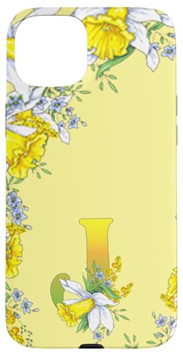 Narzissen-Monogramm Boho-Blüte-Buchstabe J Art Initial Hülle für iPhone 15 Plus Narzissen-Monogramm Boho-Blüte-Buchstabe J Art Initial Hülle für iPhone 15 Plus von Floral Yellow Art Personalized Garden Fun