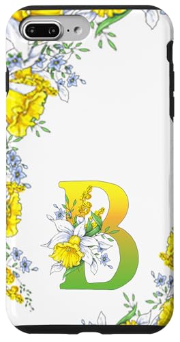 Narzissenblume, Monogramm, Boho-Blüte, Buchstabe B, Kunst, Initiale Hülle für iPhone 7 Plus/8 Plus Narzissenblume, Monogramm, Boho-Blüte, Buchstabe B, Kunst, Initiale Hülle für iPhone 7 Plus/8 Plus von Floral Yellow Art Personalized Garden Fun