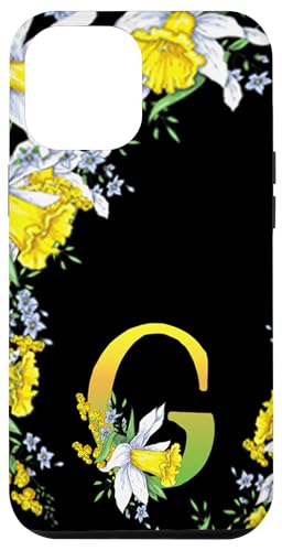 Narzissenblume Monogramm Boho Bloom Buchstabe G Kunst Initiale Hülle für iPhone 12 Pro Max Narzissenblume Monogramm Boho Bloom Buchstabe G Kunst Initiale Hülle für iPhone 12 Pro Max von Floral Yellow Art Personalized Garden Fun
