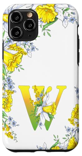 Narzissenblume Monogramm Boho Bloom Buchstabe W Art Initiale Hülle für iPhone 11 Pro Narzissenblume Monogramm Boho Bloom Buchstabe W Art Initiale Hülle für iPhone 11 Pro von Floral Yellow Art Personalized Garden Fun