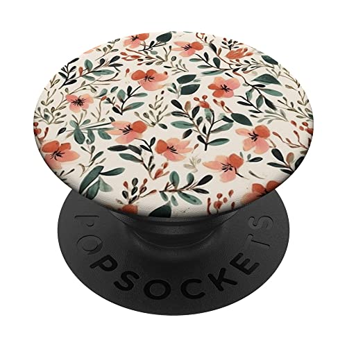 Botanische Blüten Blätter Blumenmuster Ästhetik Aquarell PopSockets Klebender PopGrip Botanische Blüten Blätter Blumenmuster Ästhetik Aquarell PopSockets Klebender PopGrip von Florale Geschenke & Blumen Designs