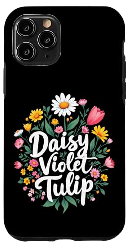 Gänseblümchen Veilchen Tulpe Floral Hülle für iPhone 11 Pro Gänseblümchen Veilchen Tulpe Floral Hülle für iPhone 11 Pro von Florales Design