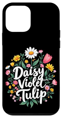 Gänseblümchen Veilchen Tulpe Floral Hülle für iPhone 12 mini Gänseblümchen Veilchen Tulpe Floral Hülle für iPhone 12 mini von Florales Design