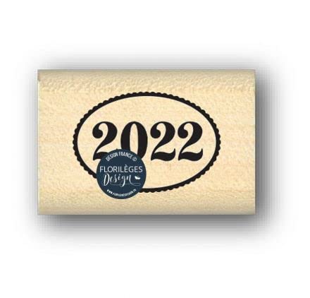 Holzstempel ANNÉE 2022 von Florilèges Design