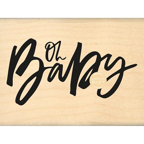 Holzstempel OH Baby von Florilèges Design