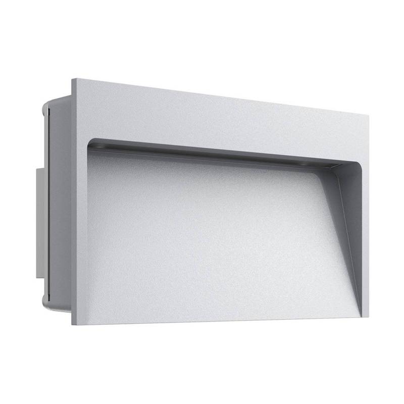 FLOS My Way - breite LED-Wandeinbauleuchte, grau von Flos Architectural