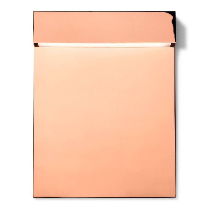 FLOS Real Matter LED-Wandeinbauleuchte IP65 kupfer von Flos Architectural
