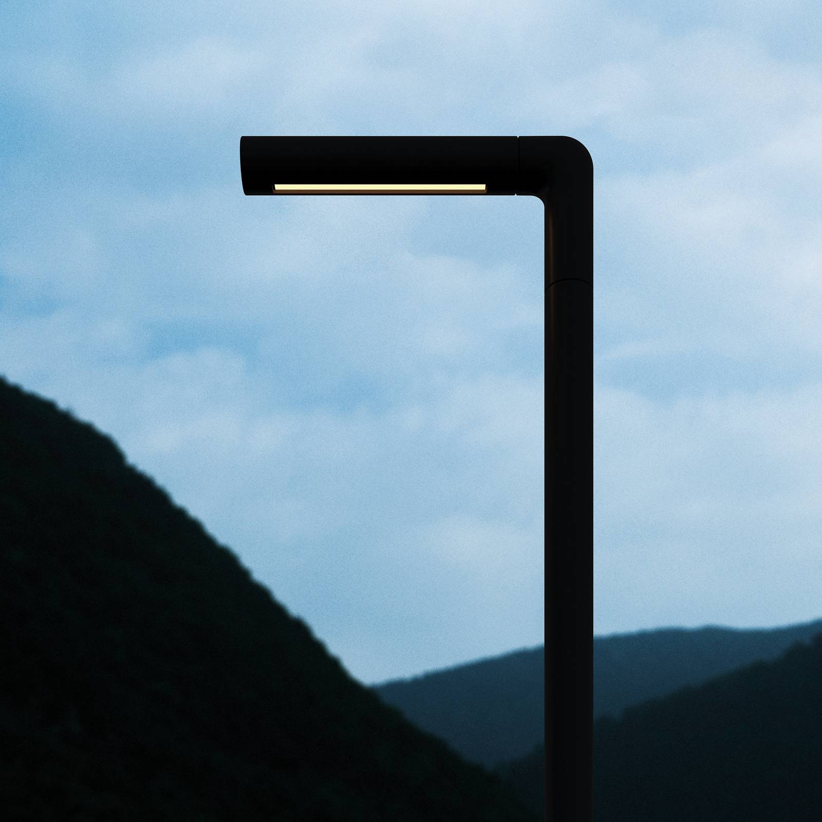 FLOS Walkstick Pipe 1 Wegeleuchte, 2.700K, schwarz FLOS Walkstick Pipe 1 Wegeleuchte, 2.700K, schwarz von Flos Architectural