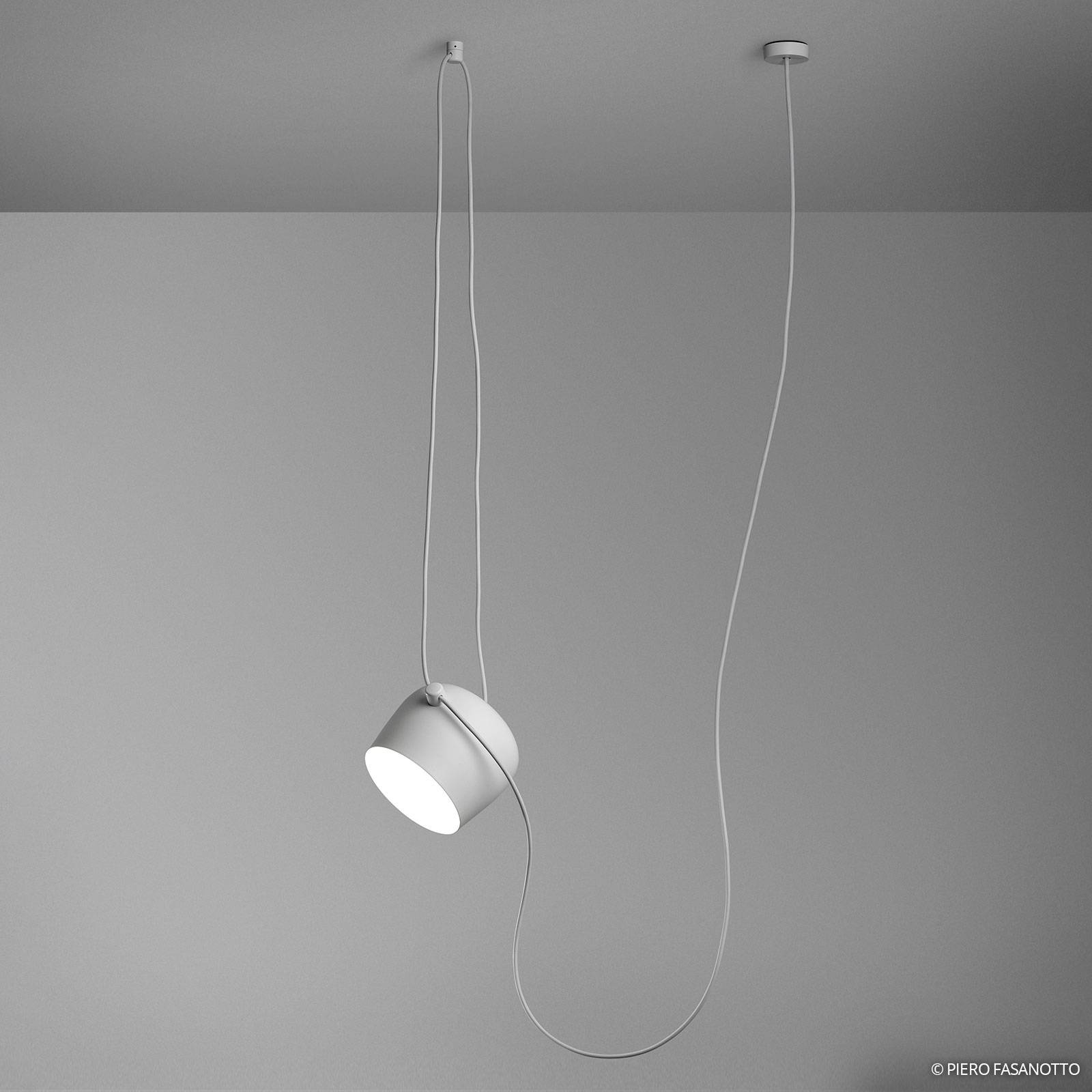 FLOS Aim LED-Design-Pendelleuchte, weiß von Flos