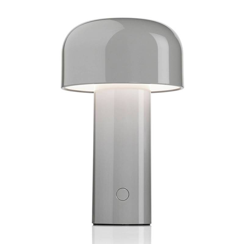 FLOS Bellhop aufladbare LED-Tischleuchte grau von Flos