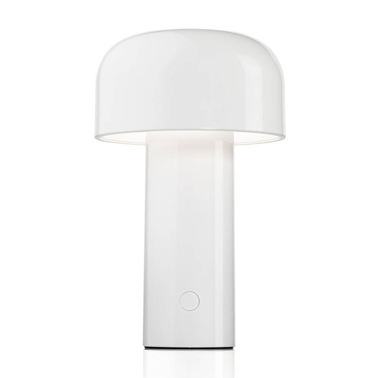 FLOS Bellhop aufladbare LED-Tischleuchte weiß von Flos