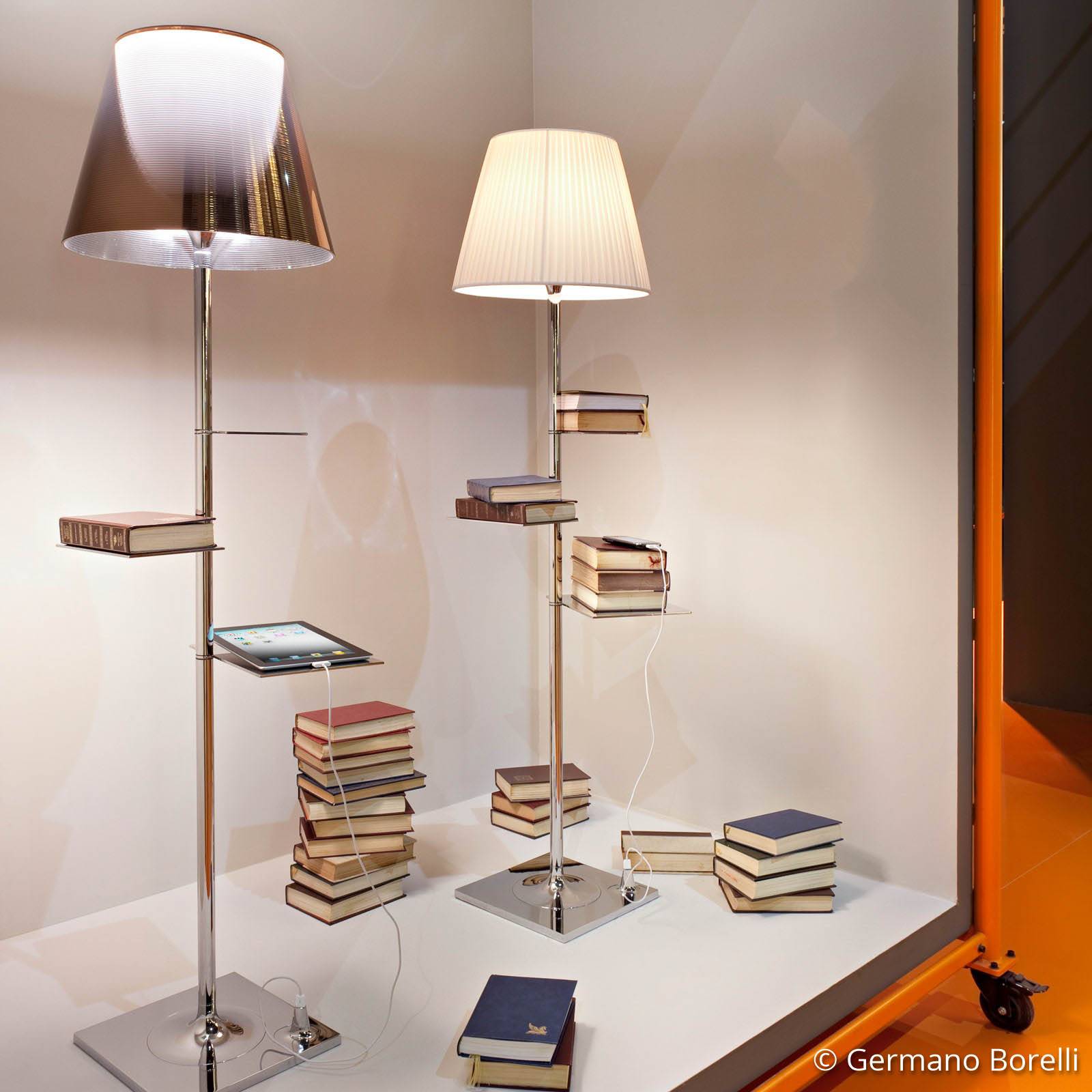 FLOS Bibliotheque Nationale Stehlampe bronze von Flos