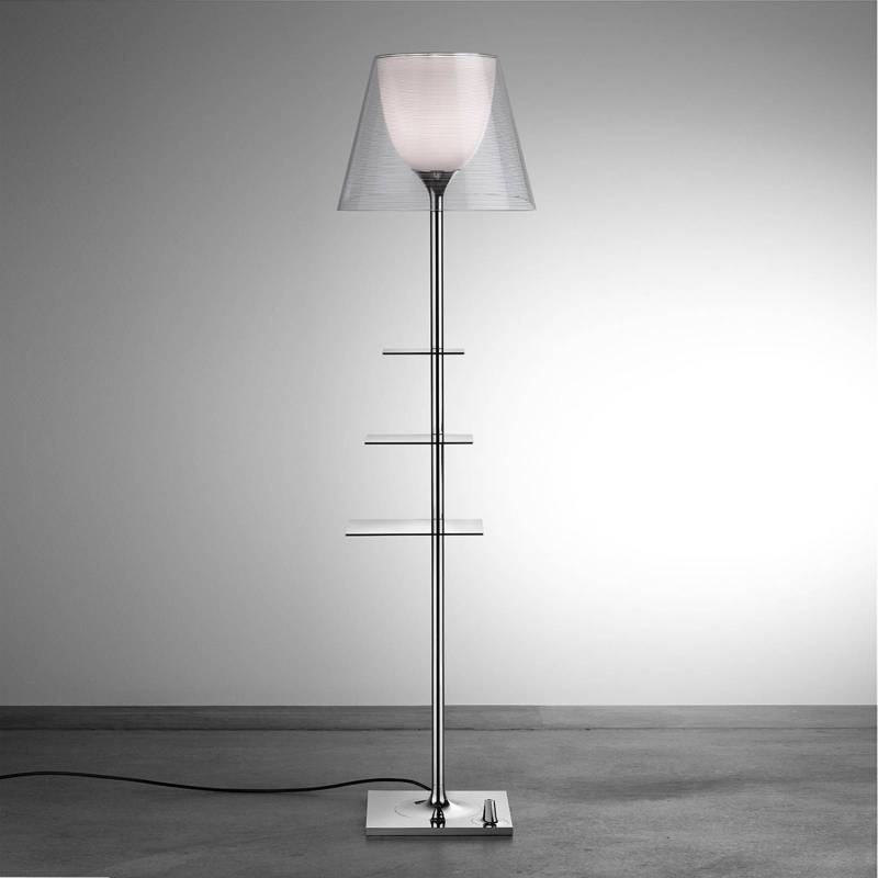 FLOS Bibliotheque Nationale Stehlampe transparent von Flos