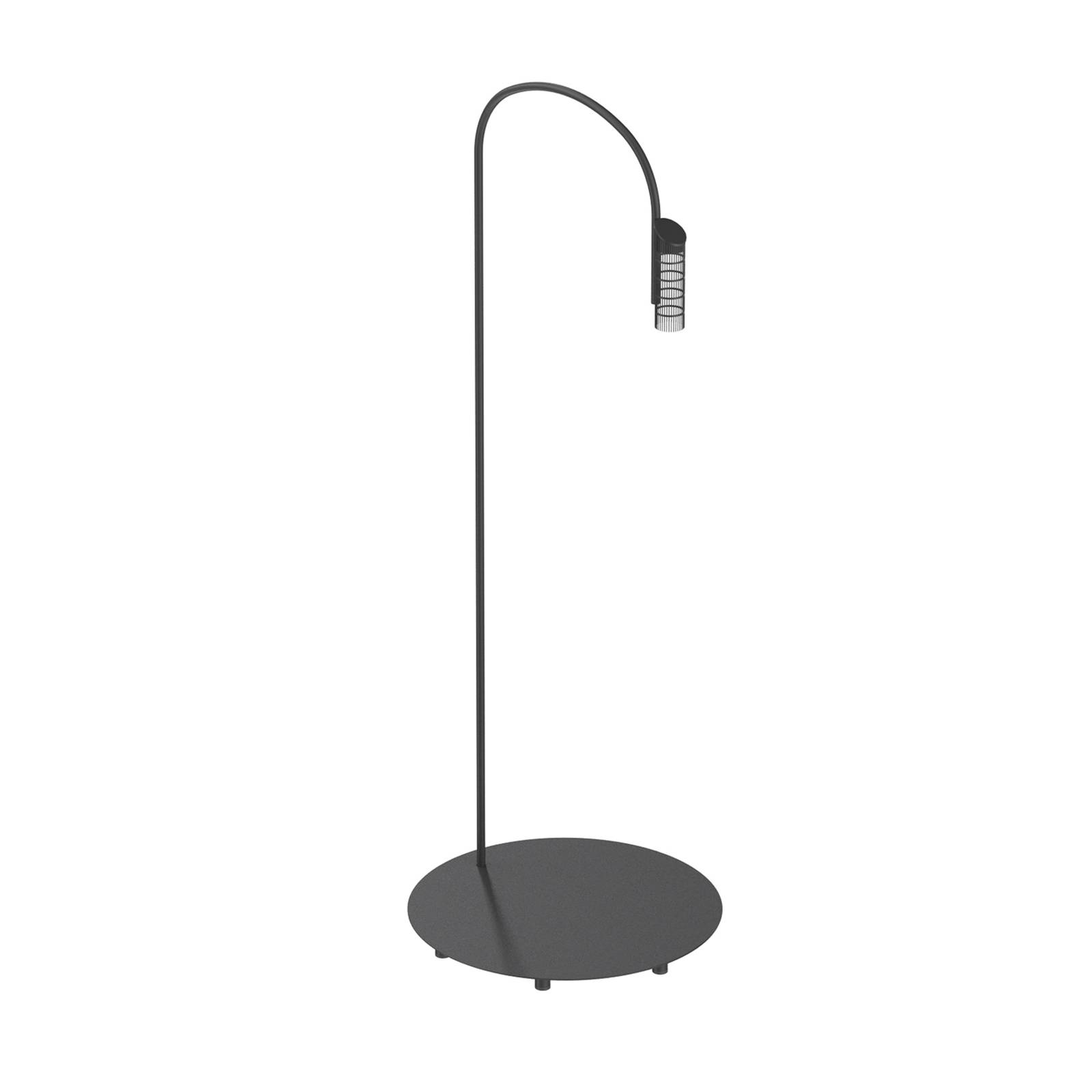 FLOS Caule Floor 3 Nest Stehlampe 2.700K schwarz von Flos