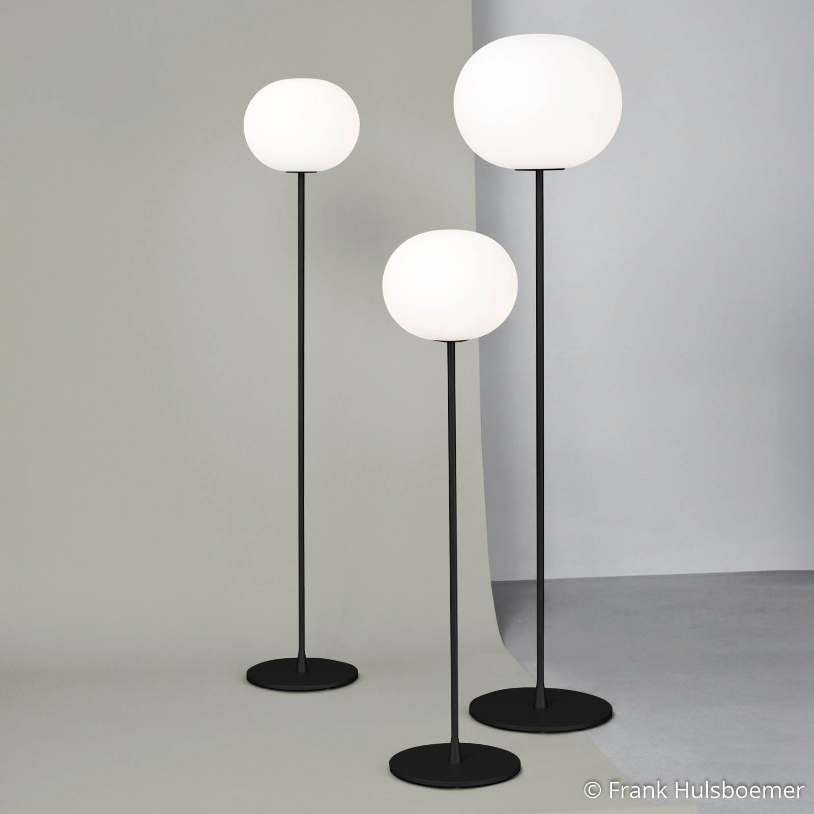 FLOS Glo-Ball F1 Stehleuchte, schwarz von Flos