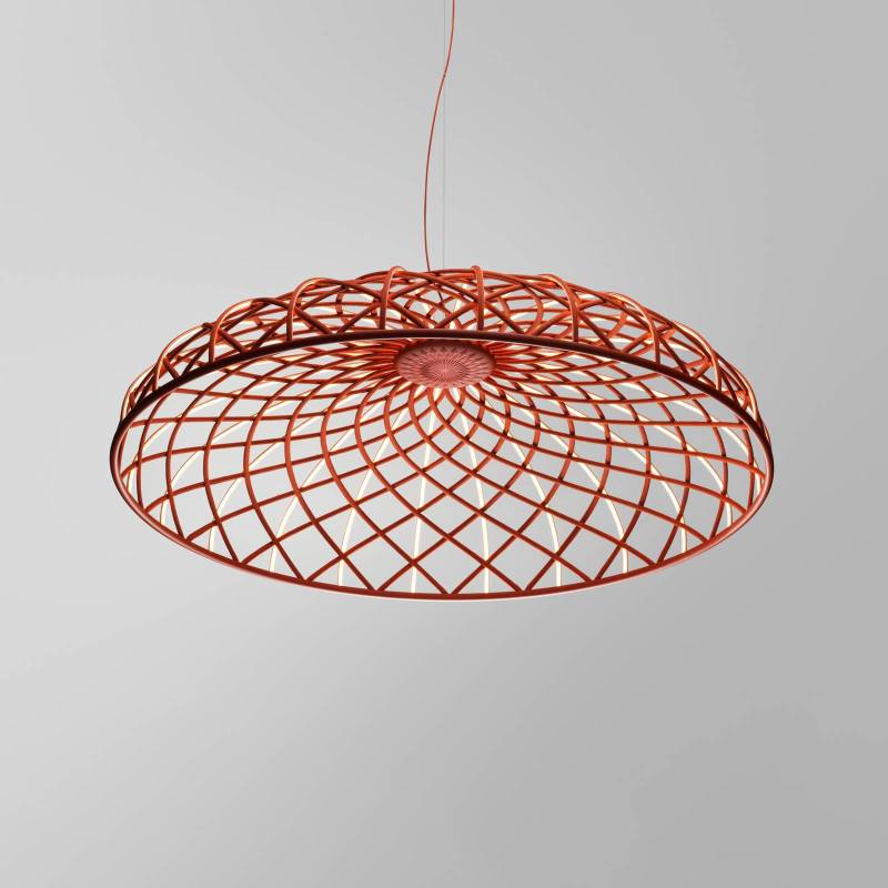 FLOS Skynest LED-Hängeleuchte, rot von Flos