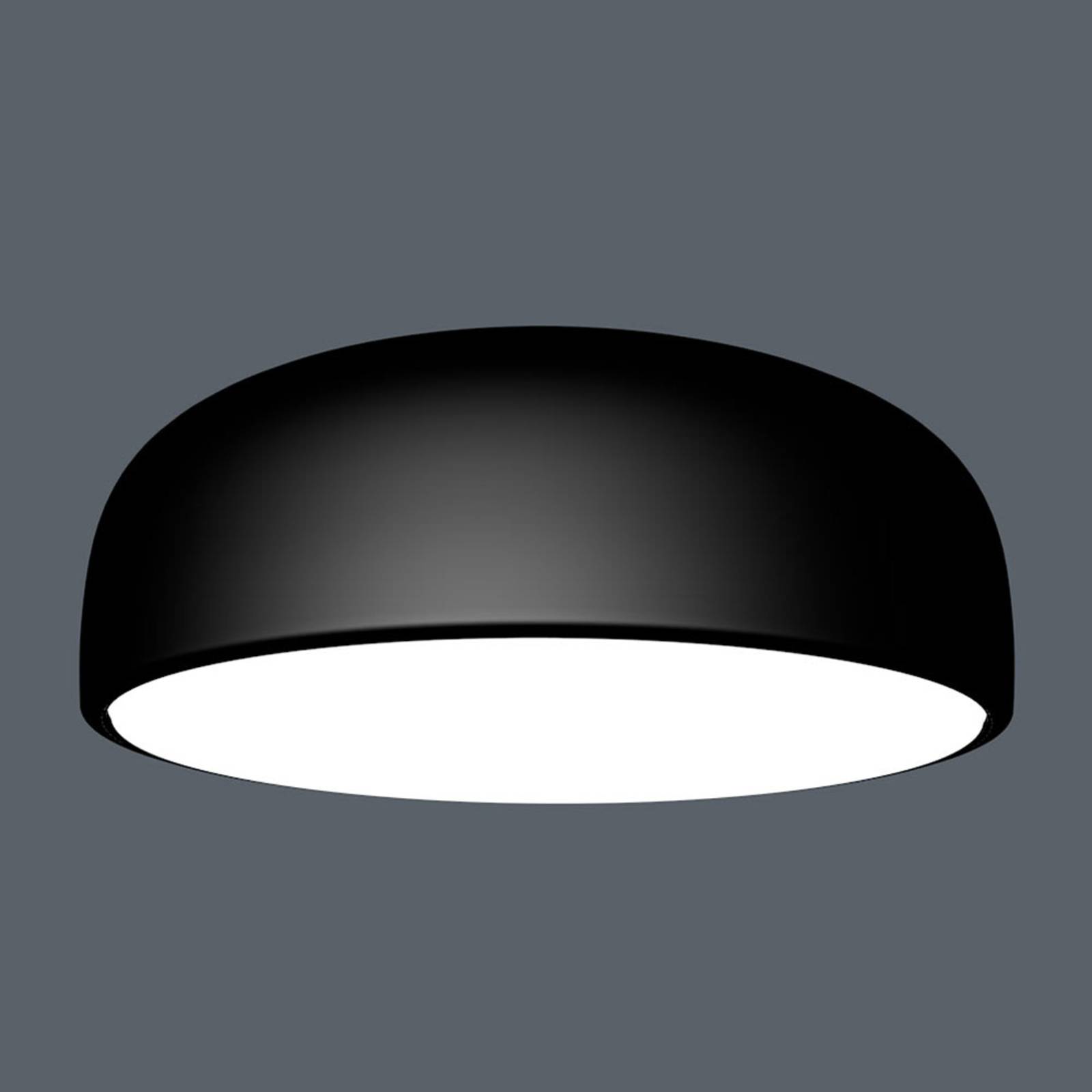 FLOS Smithfield C LED-Deckenleuchte, matt schwarz von Flos
