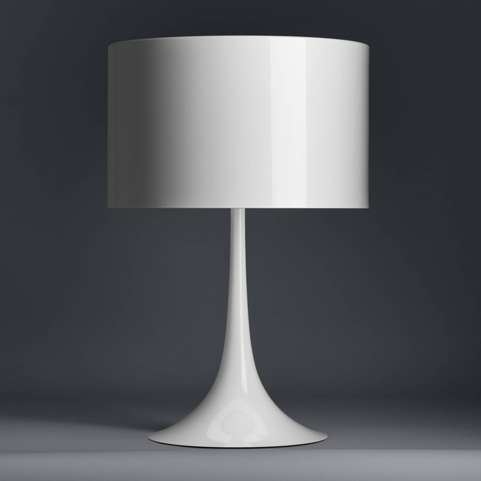 FLOS Spun Light T1 - weiße Tischleuchte von Flos