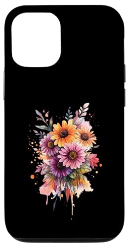 Gänseblümchen Aquarell Blume Hülle für iPhone 12/12 Pro von Flower Floral Butterfly Design