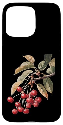 Kirsche Hülle für iPhone 15 Pro Max von Flower Floral Butterfly Design