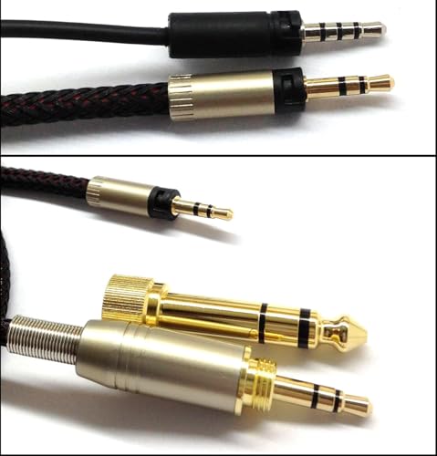 Audiokabel für Sennheiser Momentum In-Ear-/On-Ear-Kopfhörer, Ersatzkabel, 1,2 m/1,5 m/2,5 m/3 m Audiokabel für Sennheiser Momentum In-Ear-/On-Ear-Kopfhörer, Ersatzkabel, 1,2 m/1,5 m/2,5 m/3 m von Flower Mall
