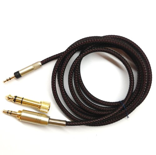 1.5m Wiedereinbau -Audio Upgrade Kabel für Sennheiser HD595 HD598 HD558 HD518 Kopfhörer von Flower Mall