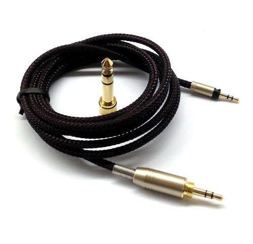 Audiokabel für Sennheiser Momentum In-Ear-/On-Ear-Kopfhörer, Ersatzkabel, 1,2 m/1,5 m/1,8m/2,5 m/3 m Audiokabel für Sennheiser Momentum In-Ear-/On-Ear-Kopfhörer, Ersatzkabel, 1,2 m/1,5 m/1,8m/2,5 m/3 m von Flower Mall