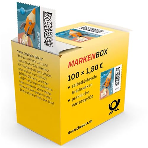 DEUTSCHE P0ST 100x 1,80€ Briefmarken selbstklebend, für Großbriefe bis 500g national & Kompaktbriefe bis 50g international, inkl. 25 Briefumschläge C4 DEUTSCHE P0ST 100x 1,80€ Briefmarken selbstklebend, für Großbriefe bis 500g national & Kompaktbriefe bis 50g international, inkl. 25 Briefumschläge C4 von Flowerbox