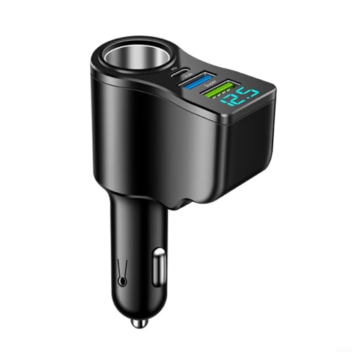 Floweringbeter 66 W Dual-USB-Autoladegerät mit intelligentem Shunt für sicheres schnelles Laden und LED-Spannungsmonitor Floweringbeter 66 W Dual-USB-Autoladegerät mit intelligentem Shunt für sicheres schnelles Laden und LED-Spannungsmonitor von Floweringbeter