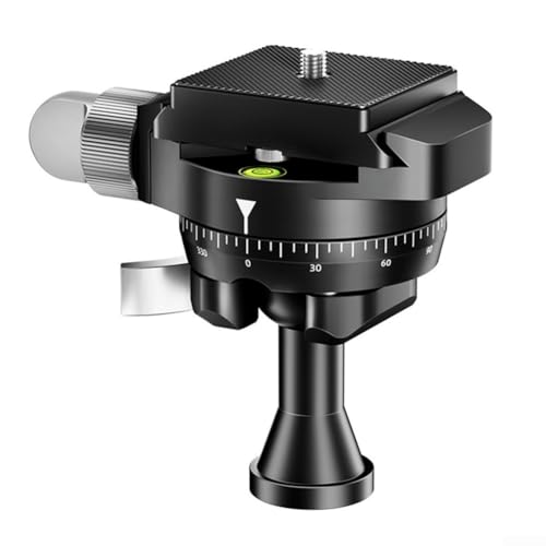 Floweringbeter BEXIN Panorama-Kugelkopf für DSLR-Kamera, Stativ, Einbeinstativ und Schieber, 360° Drehung, Schnellwechselplatte, 1/4 Zoll und 3/8 Zoll Schraube, 3 kg Tragfähigkeit, Aluminiumlegierung Floweringbeter BEXIN Panorama-Kugelkopf für DSLR-Kamera, Stativ, Einbeinstativ und Schieber, 360° Drehung, Schnellwechselplatte, 1/4 Zoll und 3/8 Zoll Schraube, 3 kg Tragfähigkeit, Aluminiumlegierung von Floweringbeter
