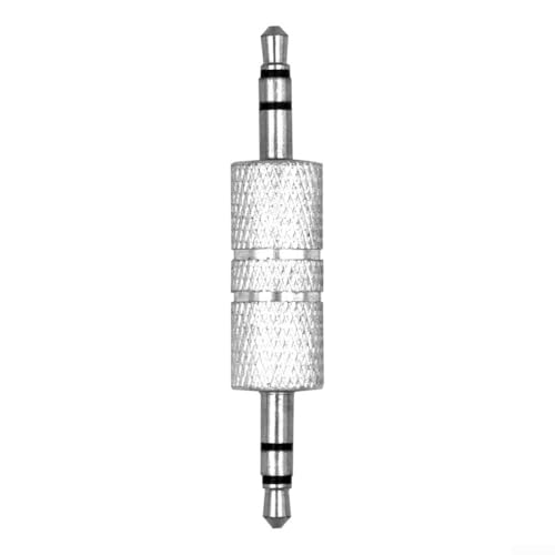 Floweringbeter Stereo-Adapter Stecker auf Stecker, 3, 5 mm, zur Verwendung mit Kopfhörern und Lautsprechern Floweringbeter Stereo-Adapter Stecker auf Stecker, 3, 5 mm, zur Verwendung mit Kopfhörern und Lautsprechern von Floweringbeter