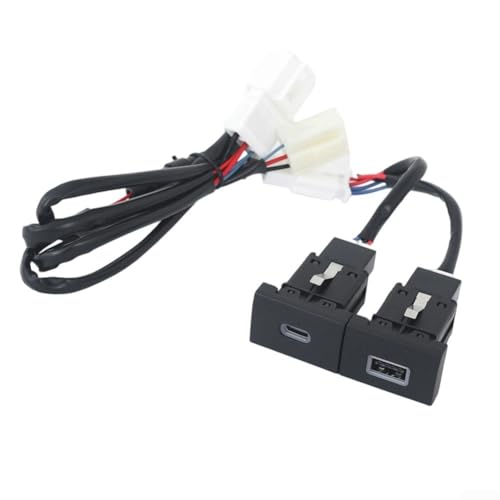 Schnellladegerät USB Ladegerät für Polo 2011 2013 Handy Netzteil (Für QC 3.0 + PD) von Floweringbeter